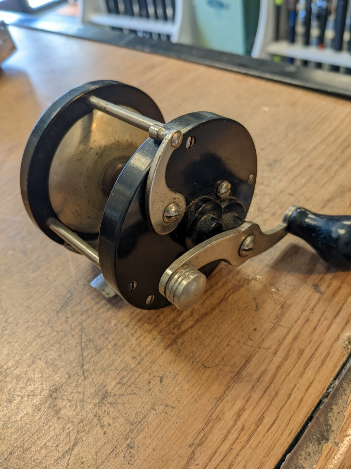 Vintage Ocean City Jones Beach 250 yard fishing reel lot D22