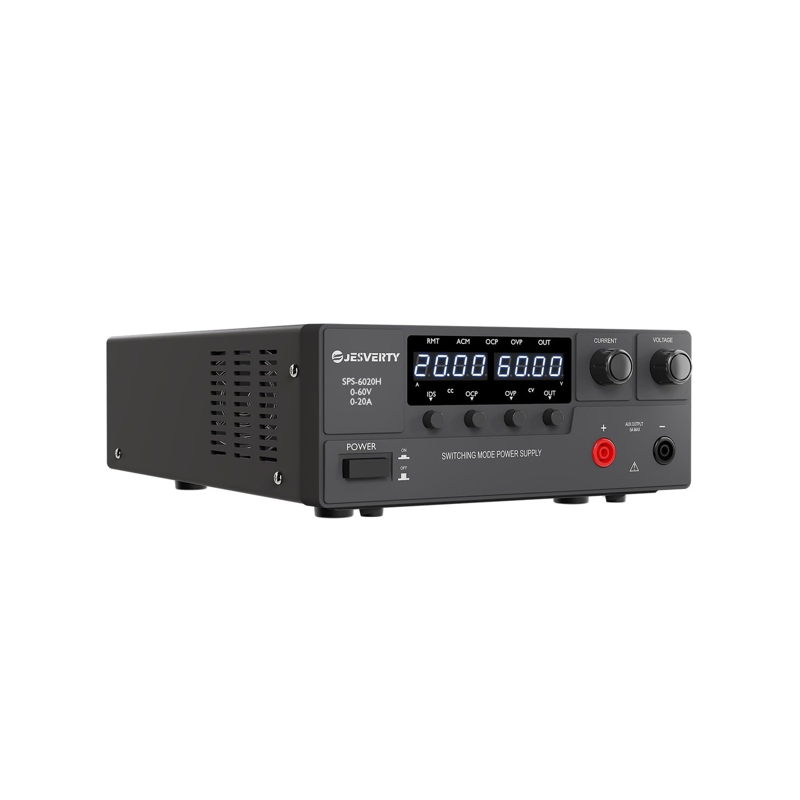 Power Supply Variable, 0-60V 0-20A 1200W Switching DC Regulated Bench Powe...