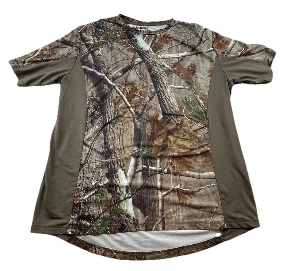Real Tree Shirt Men’s Size Large Camo Hunting