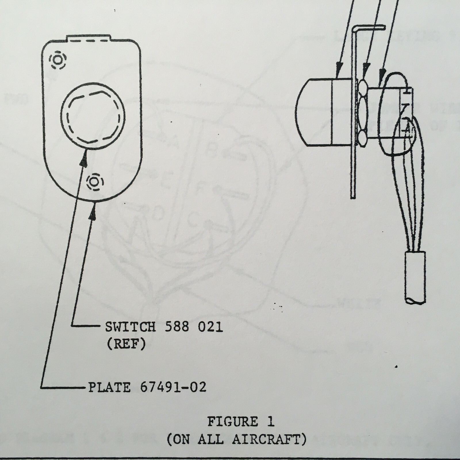 Piper Electric Trim Switch Replacement Instructions for 588-021