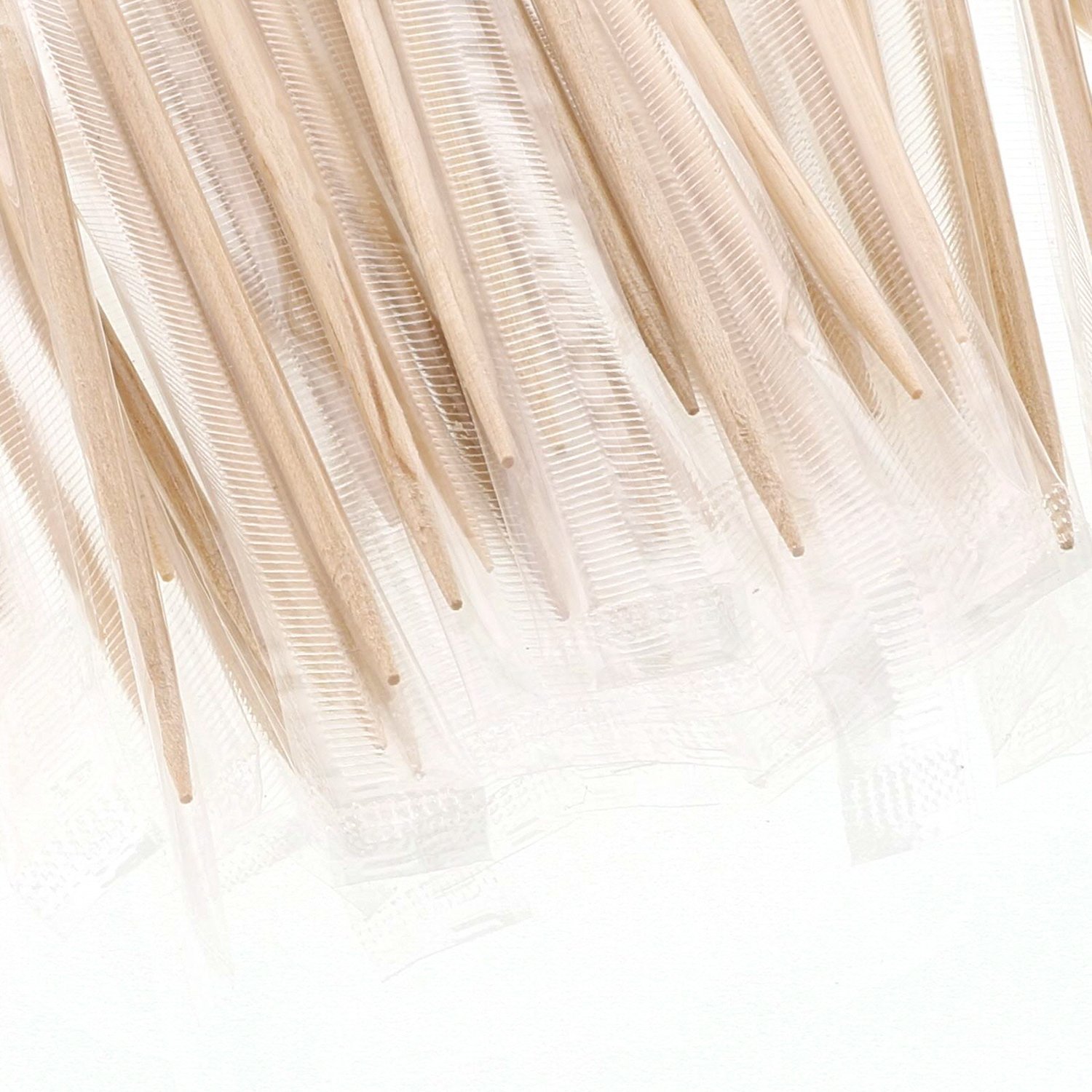 White Birch 100% Wood Mint Individual Sanitary Wrapped Toothpicks Package of 500