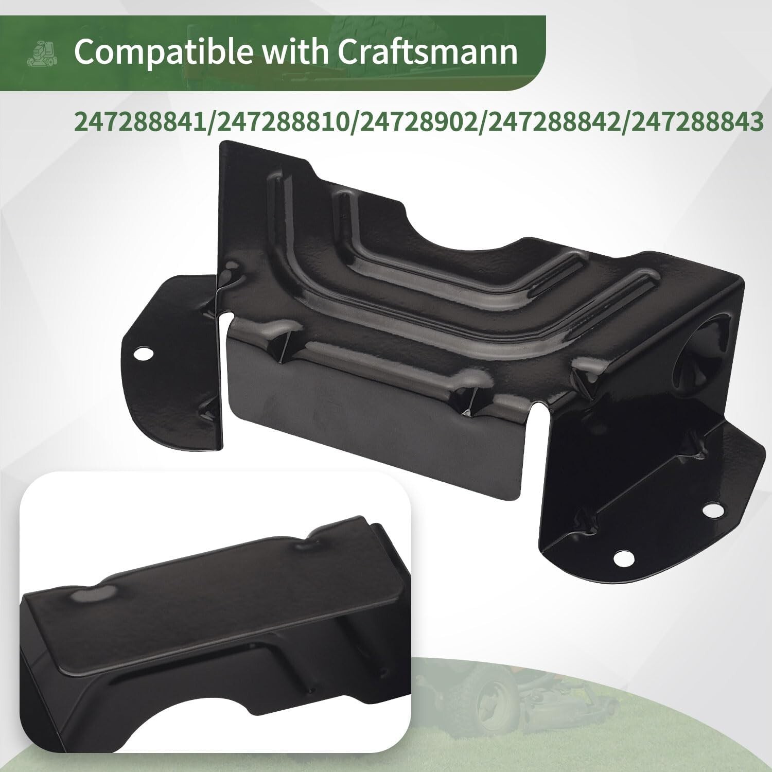Mower Deck Belt Cover for 42" 46" Troy-Bilt Bronco Pony Rider Craftsman ZTL 700