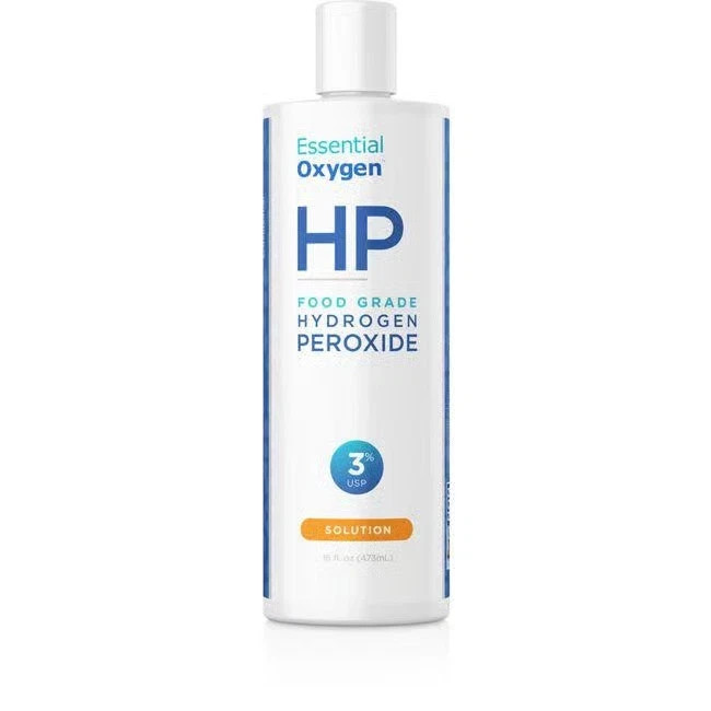 Essential Oxygen Food Grade Hydrogen Peroxide - 3% Solution 16 fl oz Liq