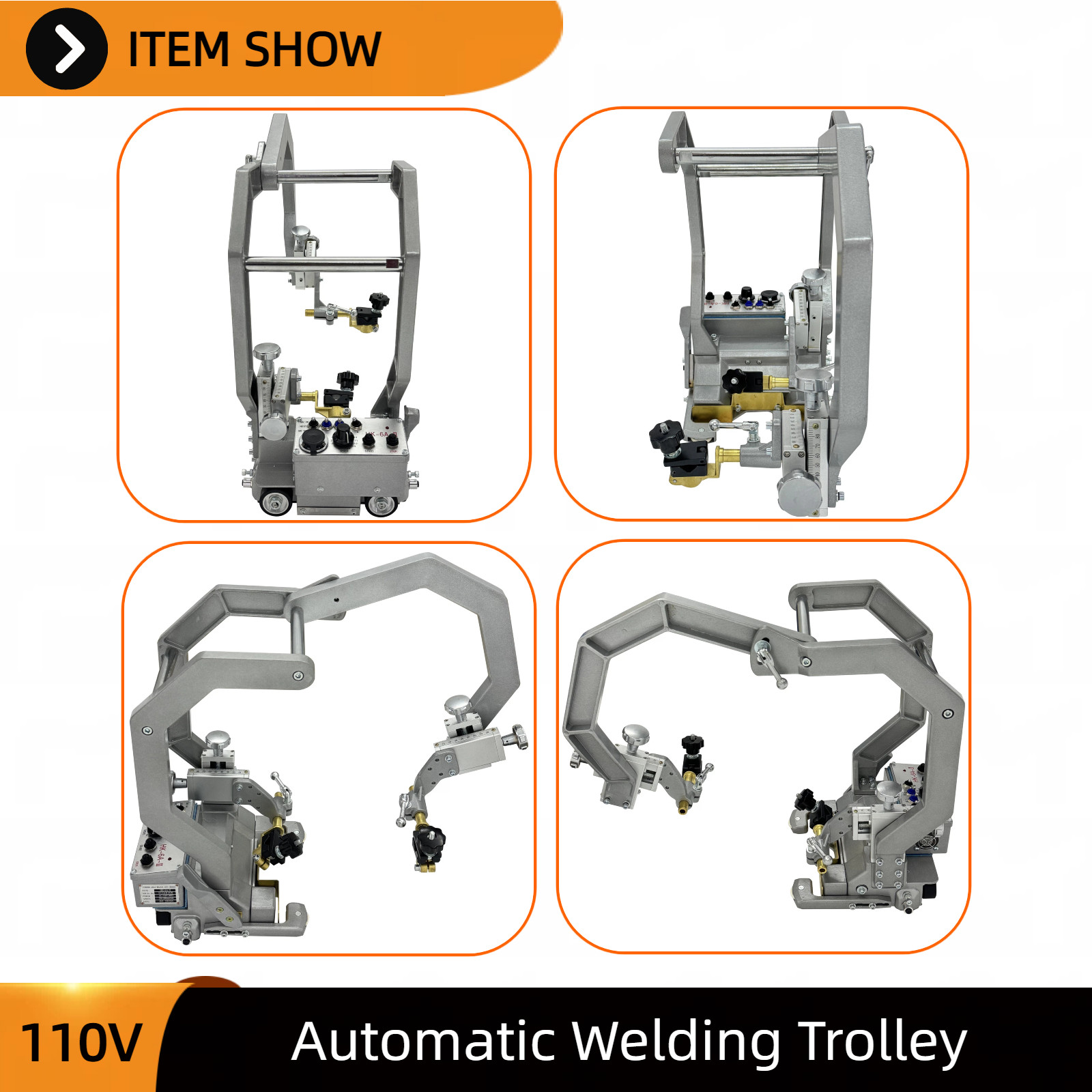 Lightweight Automatic Welding Trolley Plane Welding/Angle Welding Trolley 110V