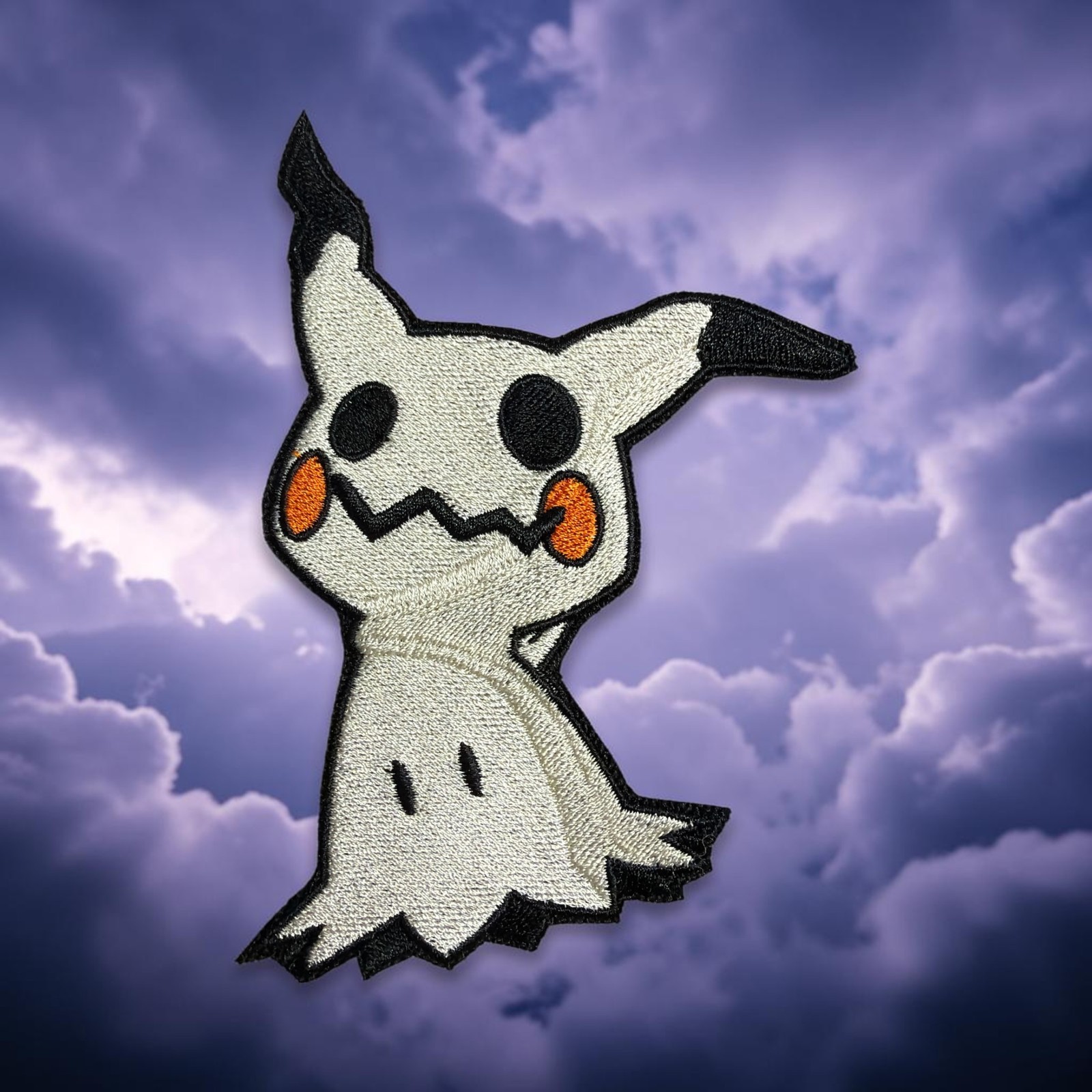 Mimikyu Pokemon Embroidery Patch 4.77" x 4.21"