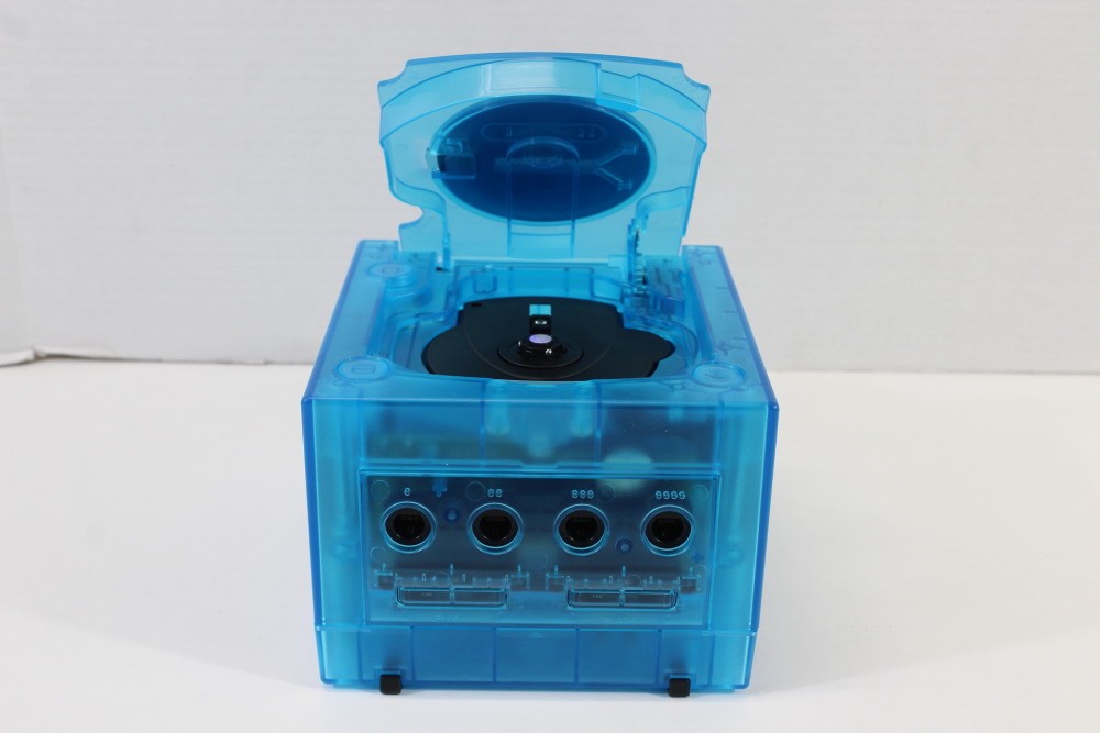 Nintendo Gamecube Clear Ice Blue Console Controller AC AV MemoryCard NTSC-U/C US