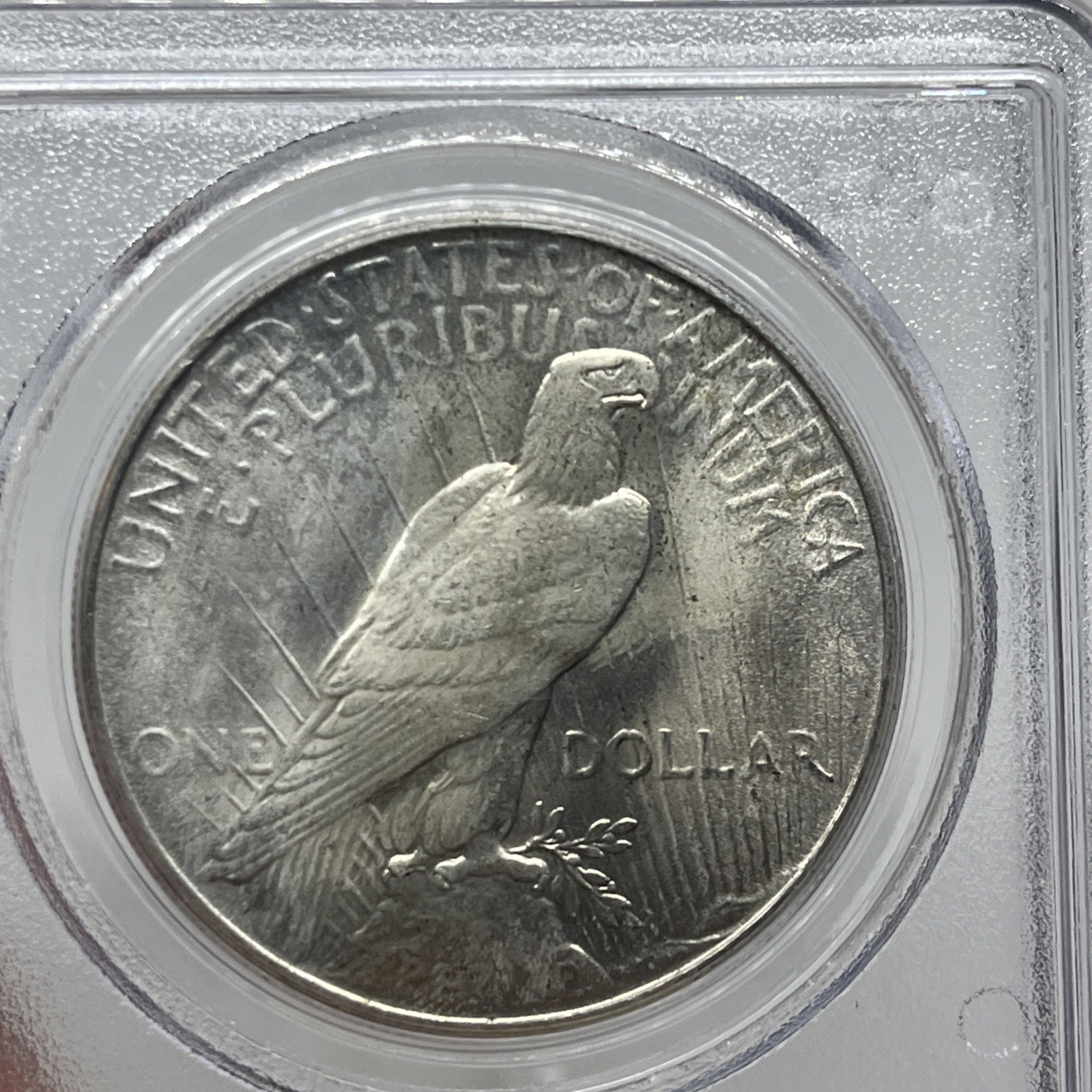 1934 PEACE SILVER DOLLAR $1 PCGS MS63