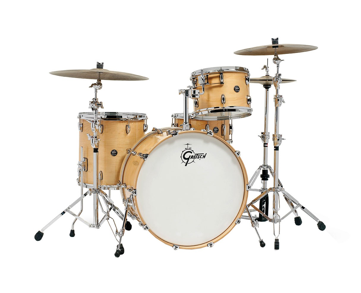 Gretsch Renown 4-Piece Drum Set w/24" Kick - Gloss Natural