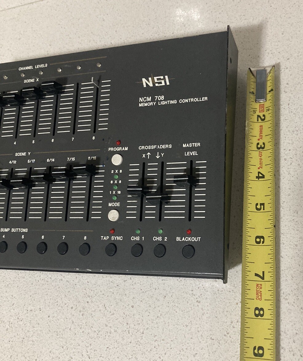 NSI memory lighting controller model NCM 708 pre-owned untested