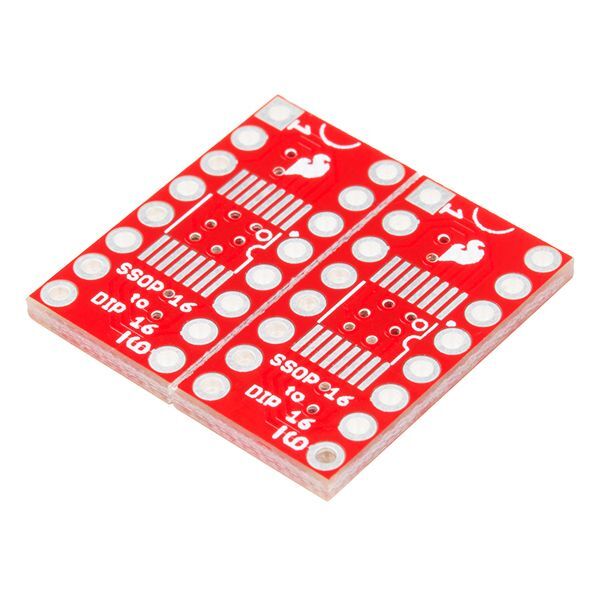 [ SparkFun BOB-13994 ] SSOP to DIP Adapter - 16-Pin