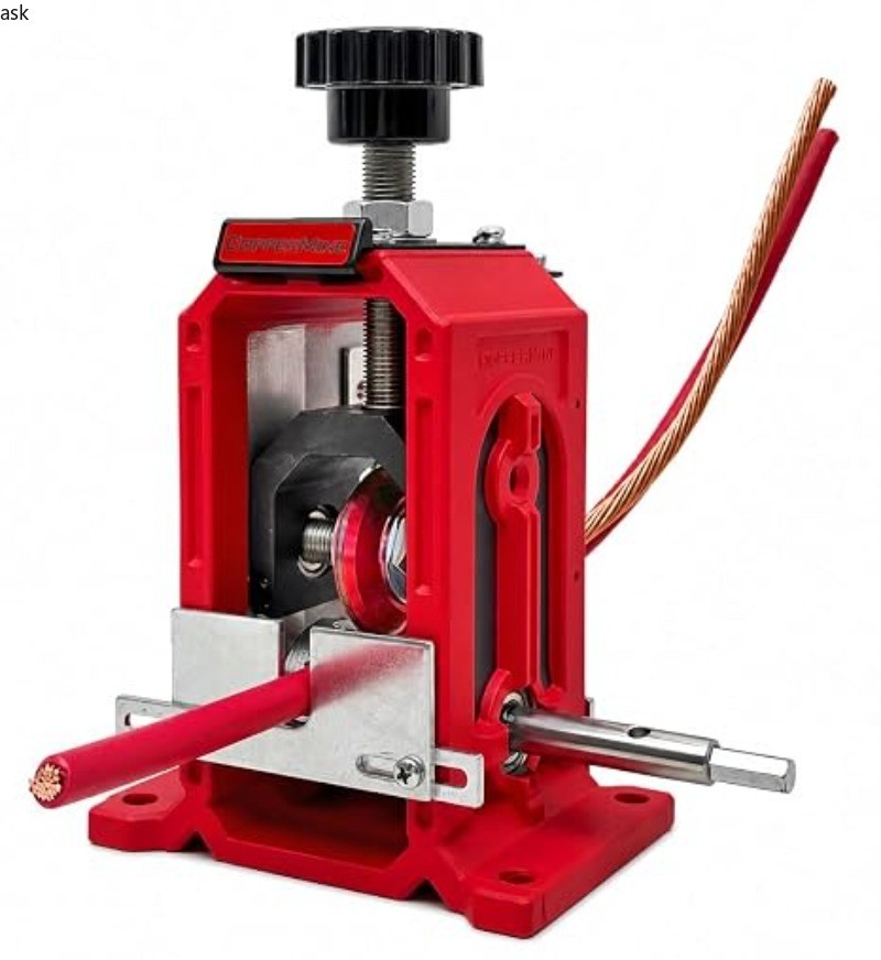 CopperMine Wire Stripping Machine, Drill Powered Benchtop Wire Stripper Machine