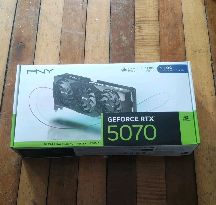 PNY GeForce RTX 5070 OC Empty Box Only