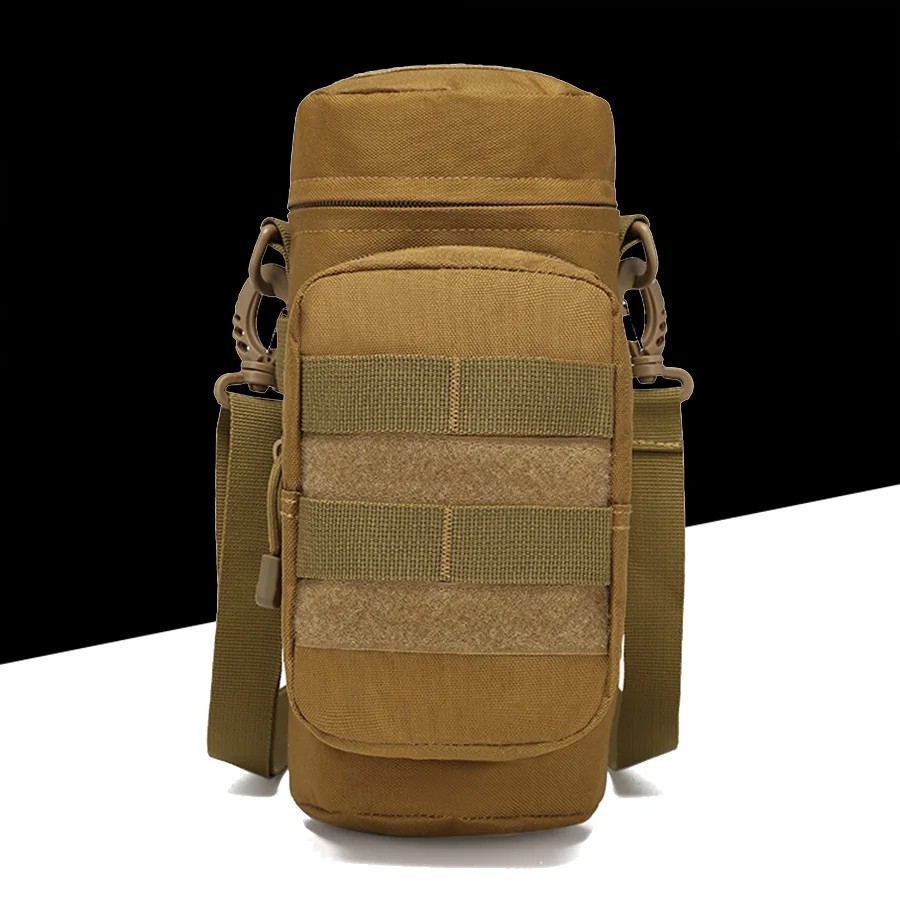 Tactical Molle Water Bottle Bag Military Hiking Belt Holder Kettle Pouch Outdoor