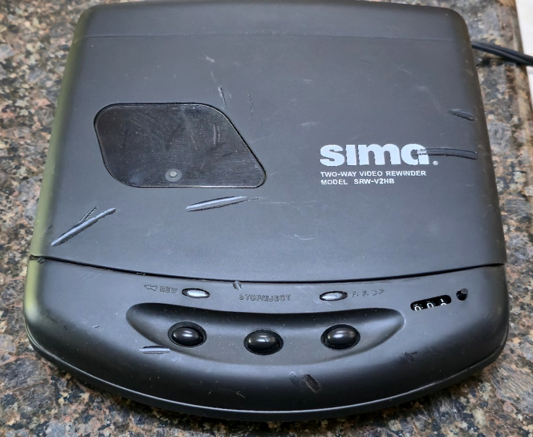 SIMA Two-Way Video Rewinder Model SRW-V2HB - WORKING