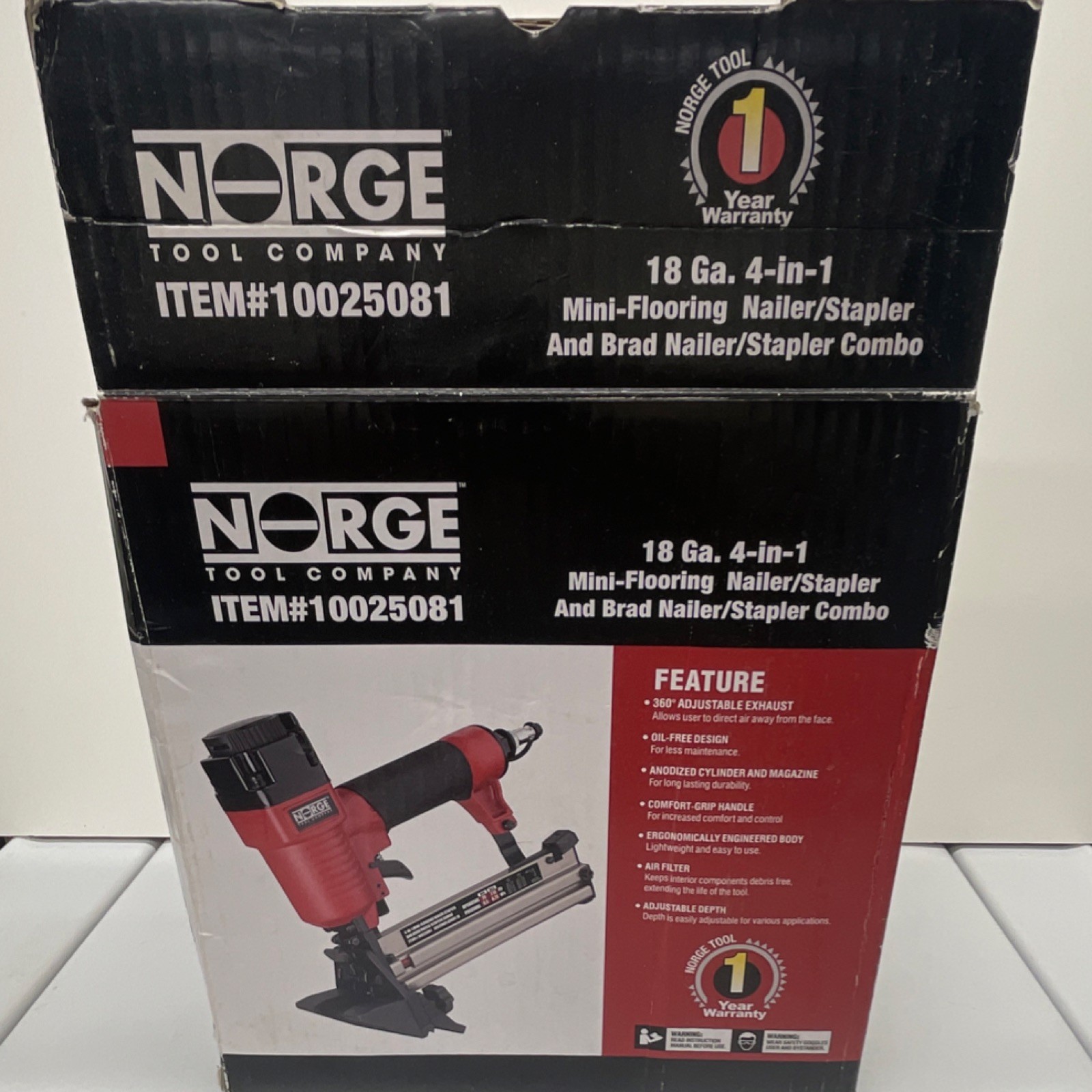 Norge 18g Mini-Flooring&Brad Nailer/Stapler Model 10025081
