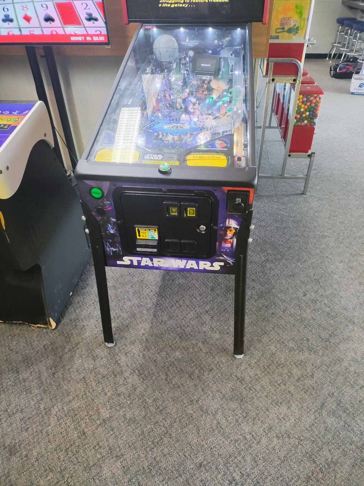 1 Stern Star Wars Arcade Pinball Game