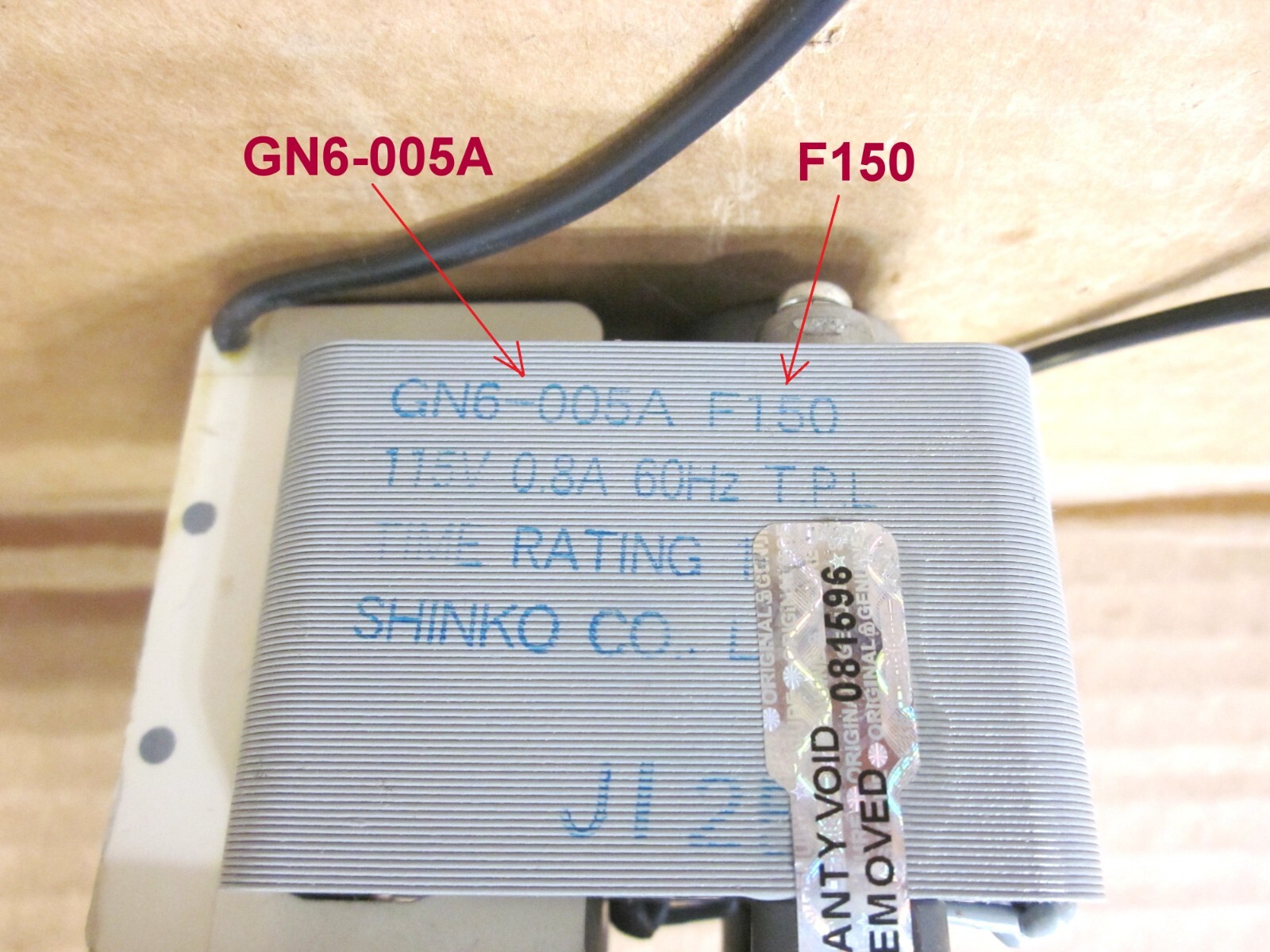 OEM Hoshizaki 3A6786-02 Gear Motor