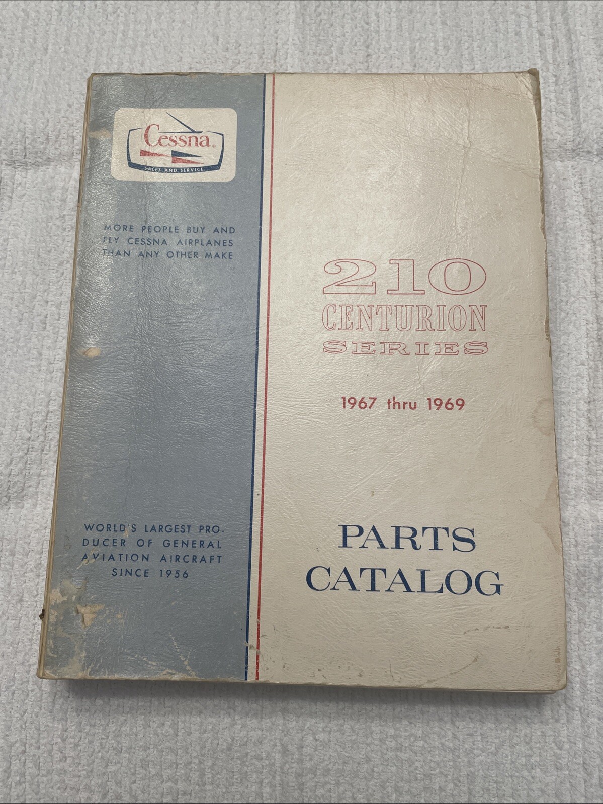 Cessna 210 Centurion 1967 thru 1969 Parts Catalog Manual 210K T210K Centurion