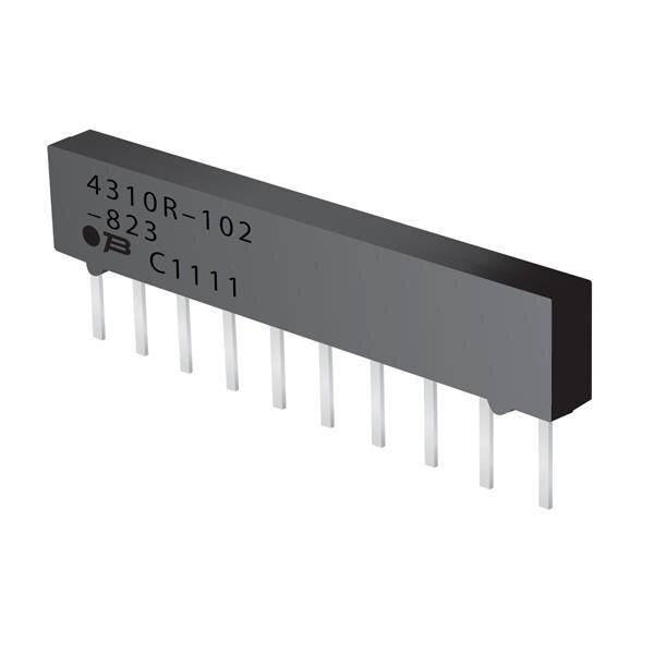 4Pcs 4310R-101-272LF SIP-10 Resistor Networks & Arrays 2.7K 10Pin 2% Bussed