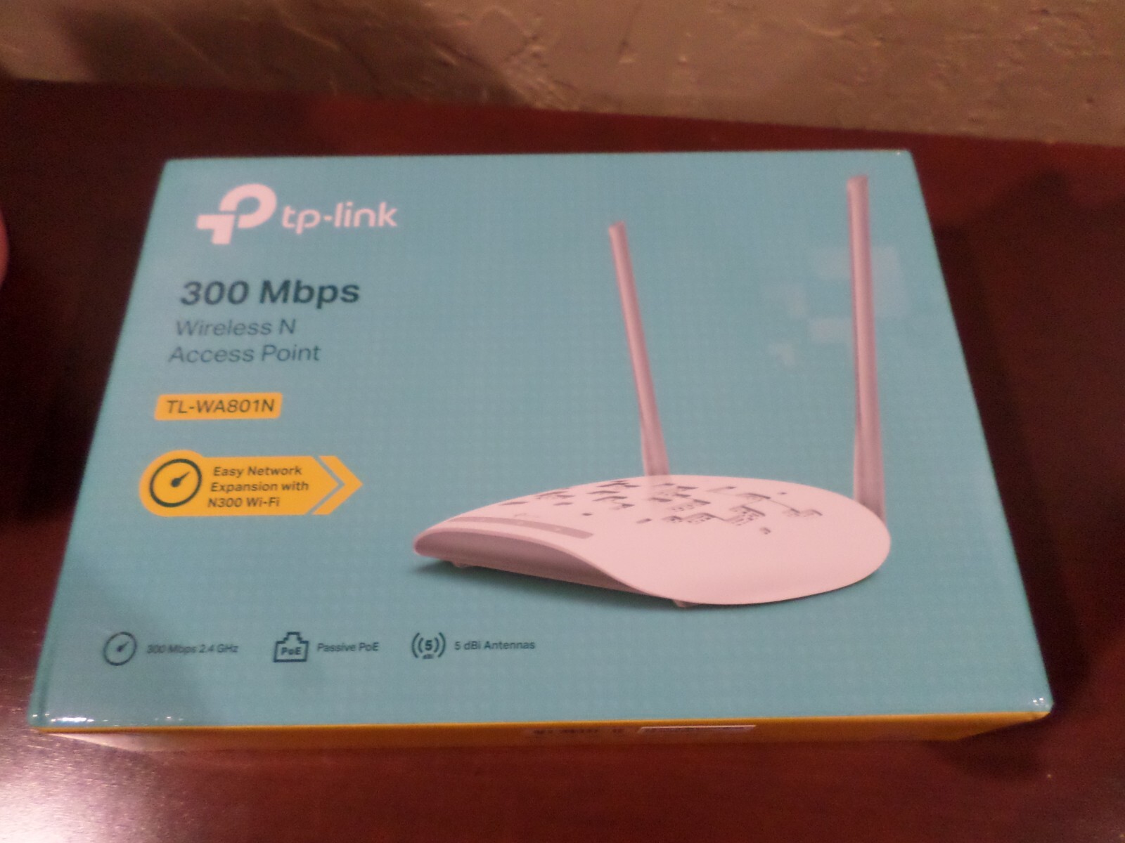 TP-Link WiFi Access Point TL-WA801N, 2.4Ghz 300Mbps, Supports Multi-SSID/Client