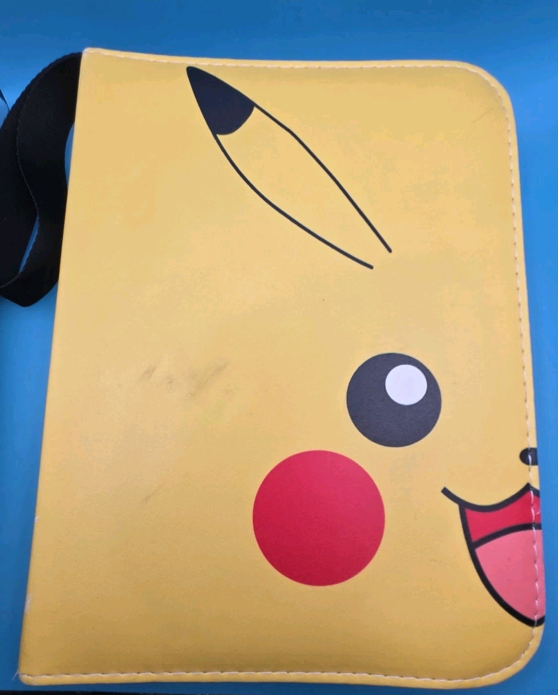 Ultra PRO Pokémon Pikachu 4 Pocket Zippered Card Binder Album w/ Strap