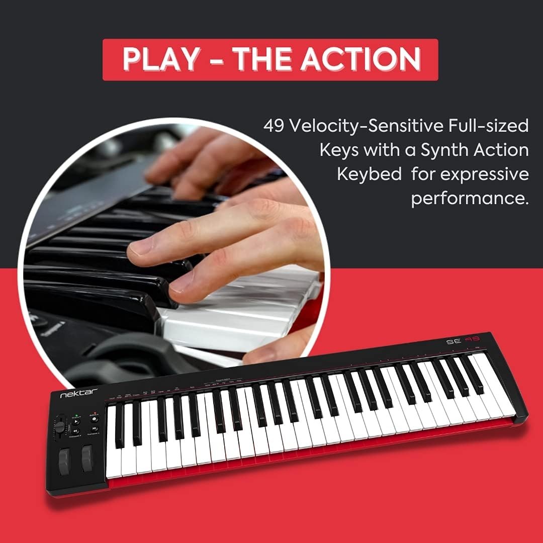 49-Key USB MIDI Controller SE49 - Enhance Your Music Production Experience