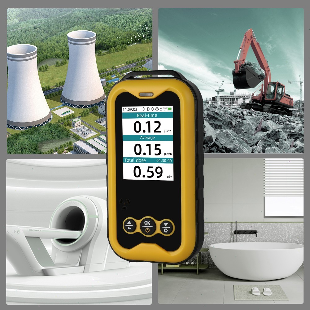 Handheld Nuclear Radiation Detector with Buzzer Sound Alarm for X, β, γ Ray