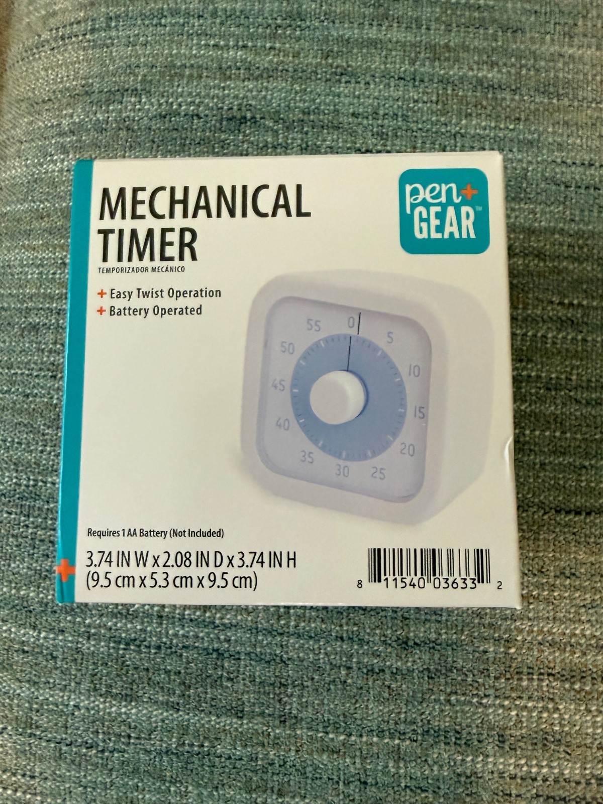 new open box pen+gear mechanical timer