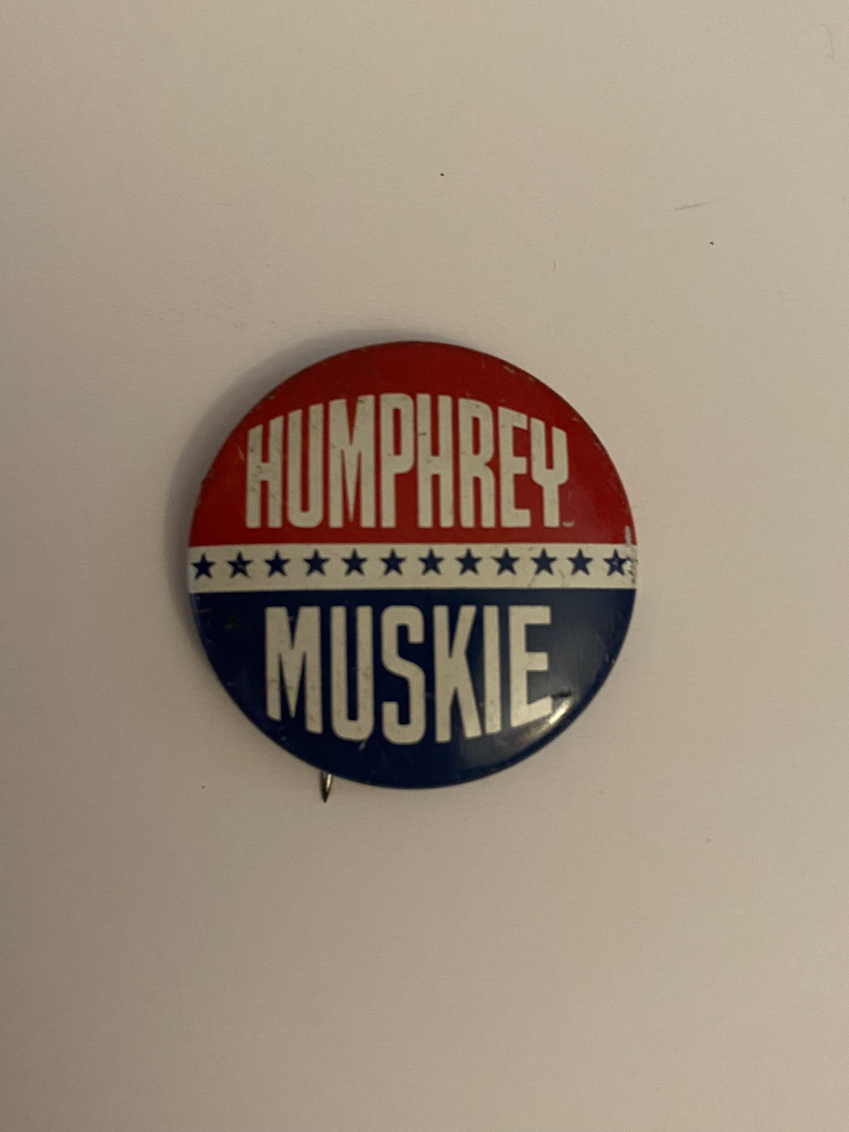 Humphrey Muskie Pin Back Button P81