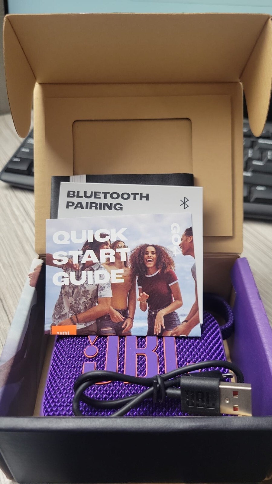 JBL - Go 4 Portable Bluetooth Speaker - blue