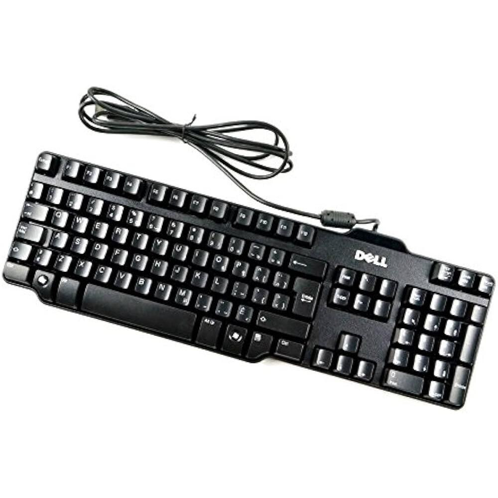 Dell SK-8115 L100 104-Key USB Wired Standard Keyboard 0DJ331 0RH659 Genuine OEM