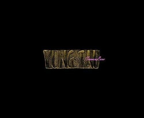VUNG TAU script 1-1/4" + a custom promo pin