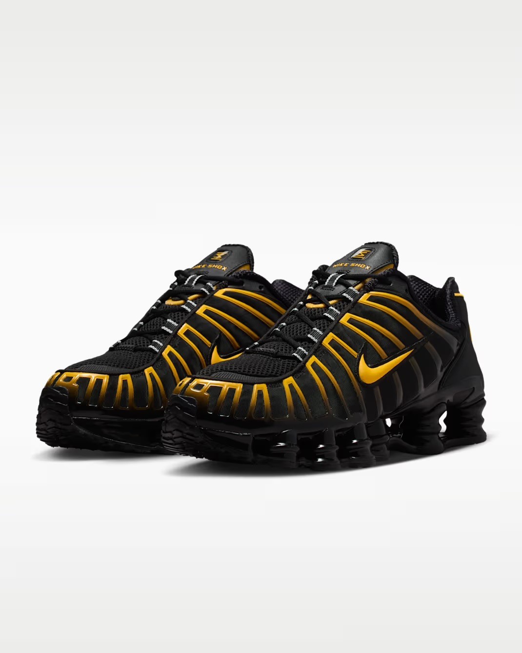 Nike Shox TL Shoes Black University Gold AV3595-013 Men's Sizes NEW