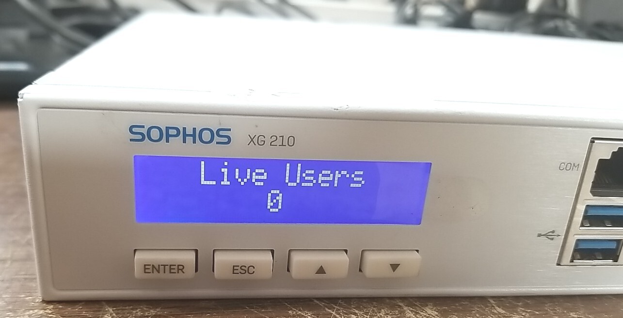 Sophos XG 210 Rev. 3 Firewall Security Appliance. *READ⬇️*