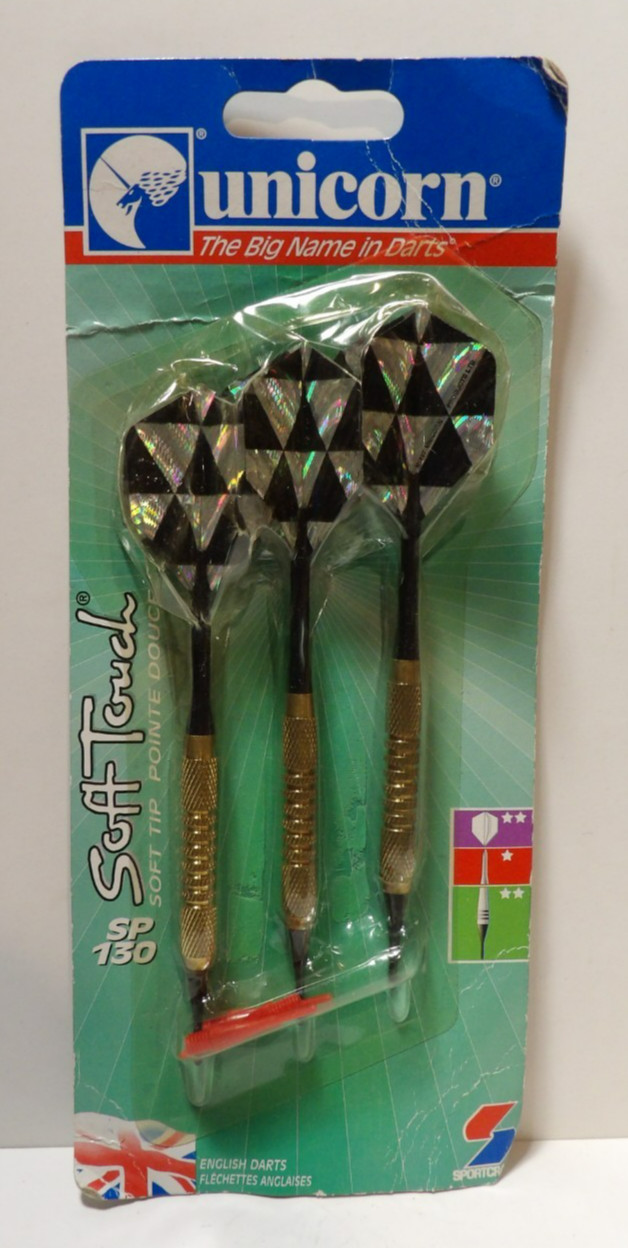 Vintage 1998 Unicorn Sportcraft SP-130 Soft Touch Darts NOS Set of 3 1990s