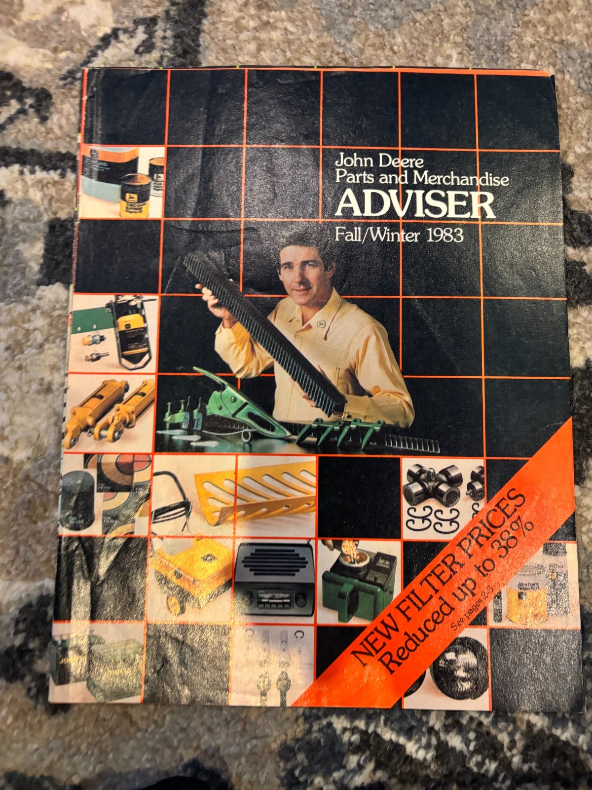 John Deere Parts  & Merchandise Adviser For Fall Winter 1983 Brochure AMIL26