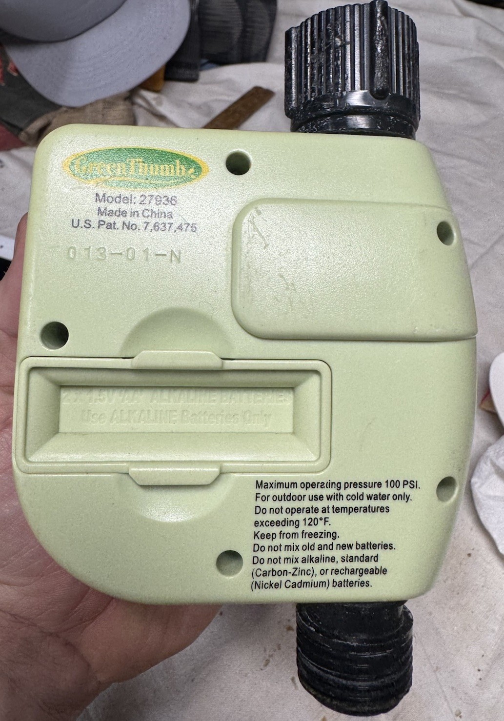 Green Thumb Digital Lawn/Garden Automatic Timer & Frequency Waterer Model 27936