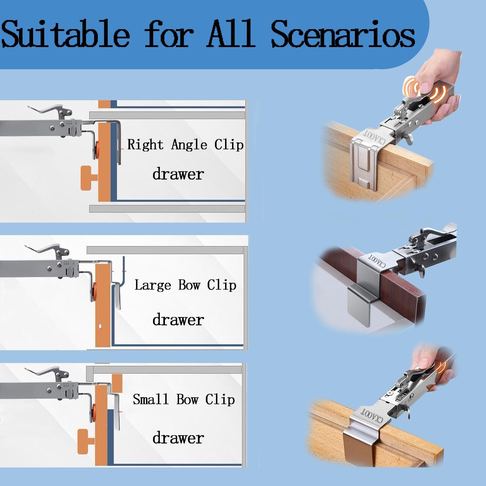Drawer Front Installation Clamps, Cabinet clamps for installing cabinets Face...