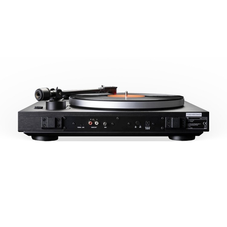 Dual CS 429 Fully Automatic 3-Speed Turntable With Built-in Phono Preamp Black