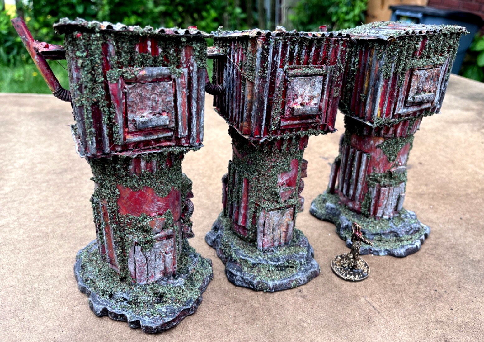 Sci-Fi Terrain pieces .16 – Tabletop Gaming scratch built.