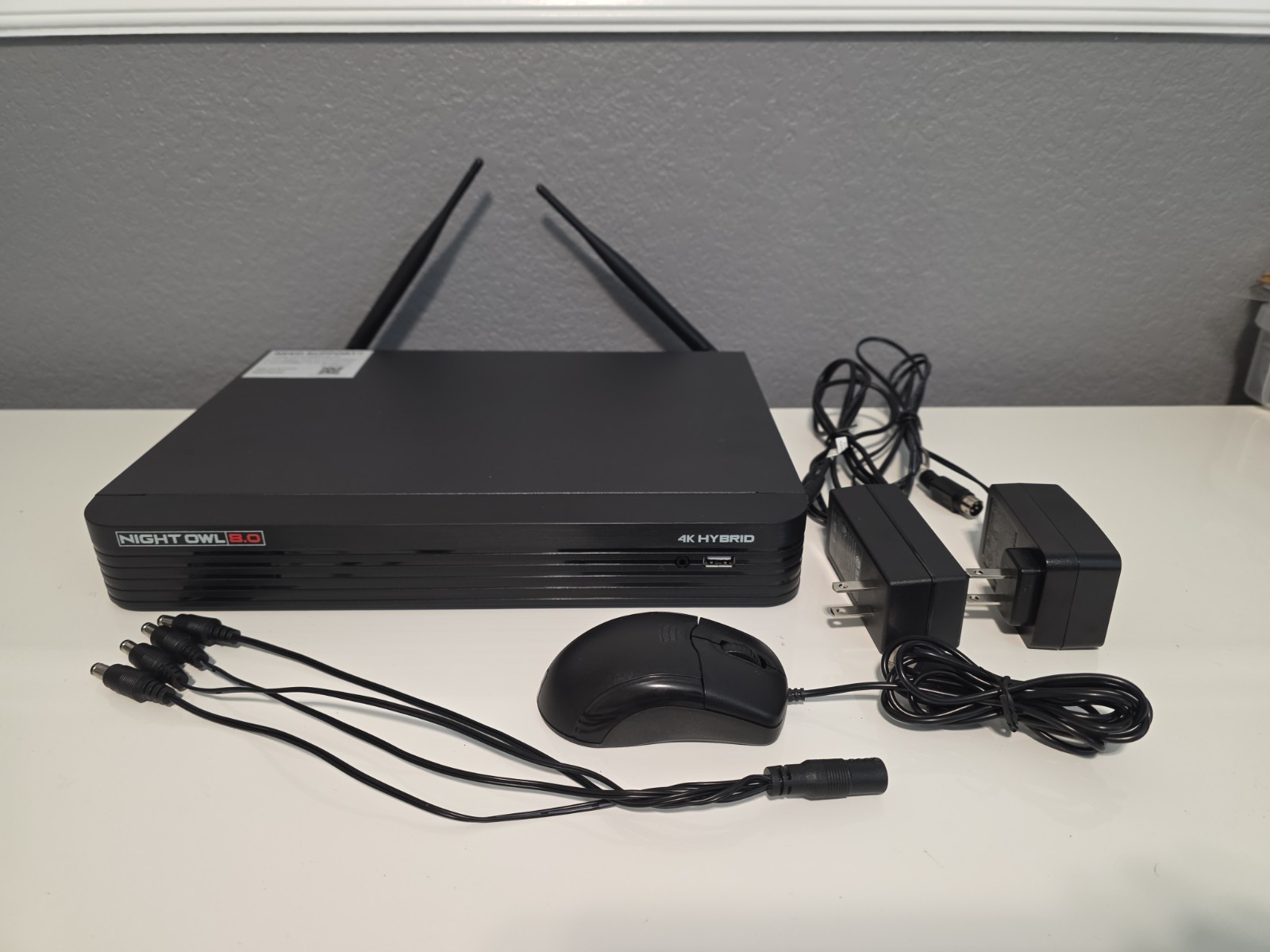 Night Owl 8.0 - 4ch Hybrid 4K DVR with 1TB HDD (DVR-H2T80B-41)