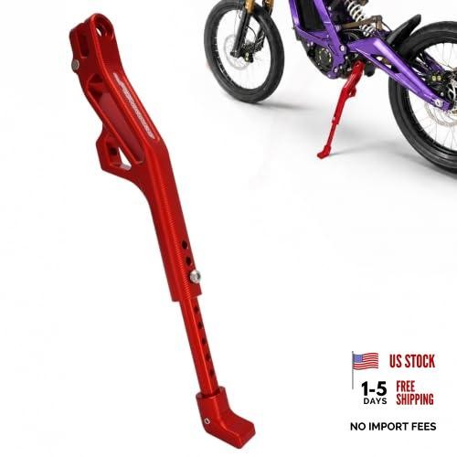 Kickstand for Edirt Bike,CNC Foot Pegs Kick Stand for Electric Dirt Bike red
