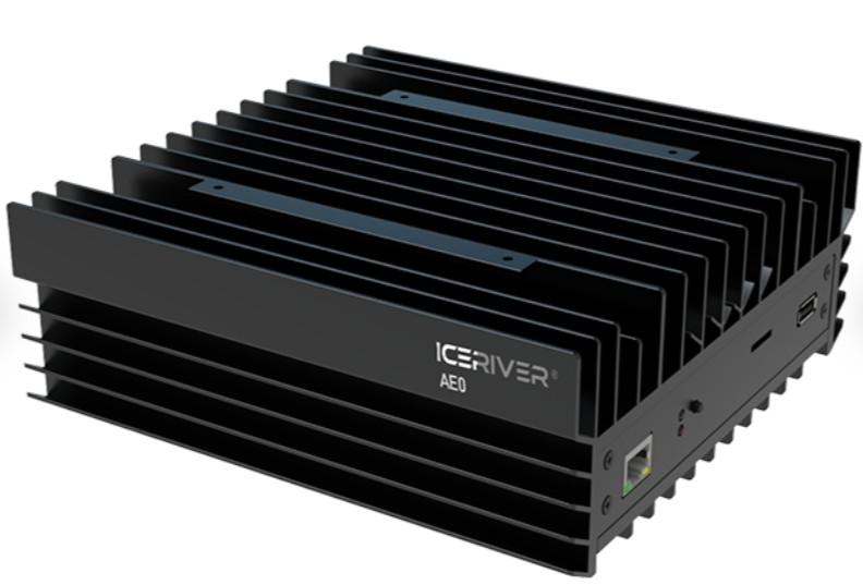 Used ICERIVER AE0 ALEO Miner – 60MH/s – 100W – Includes PSU – FREE Shipping