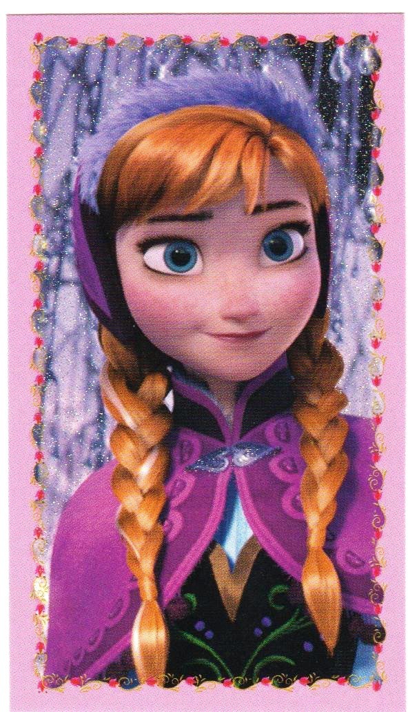 PANINI DISNEY FROZEN ALBUM STICKER GLITTER!  A10 HARD TO FIND