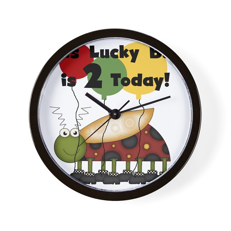 CafePress Luckybu2day 10" Wall Clock (1019767969)
