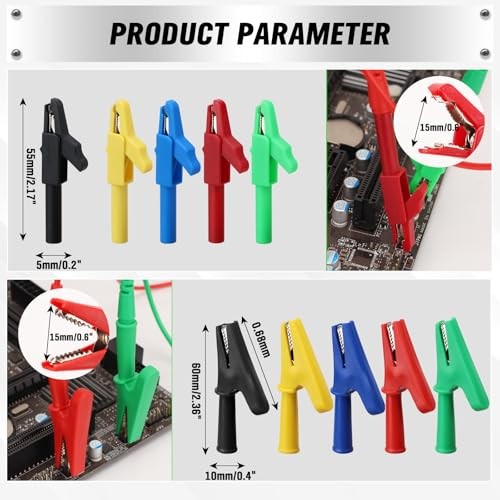 SWANLAKE 43-Piece Back Probe Kit, 30A Multi-Angle Test 43PCS Back Probe Kit