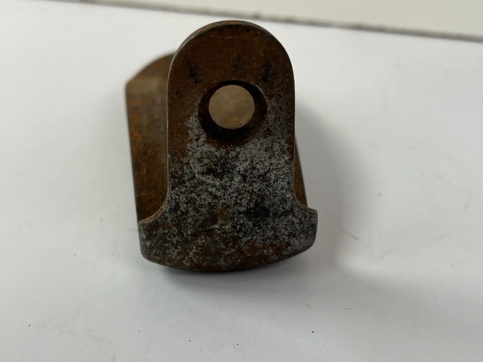 Vintage Metal Rifle Butt Plate Salvage gun 1.5" x 5.75" Antique