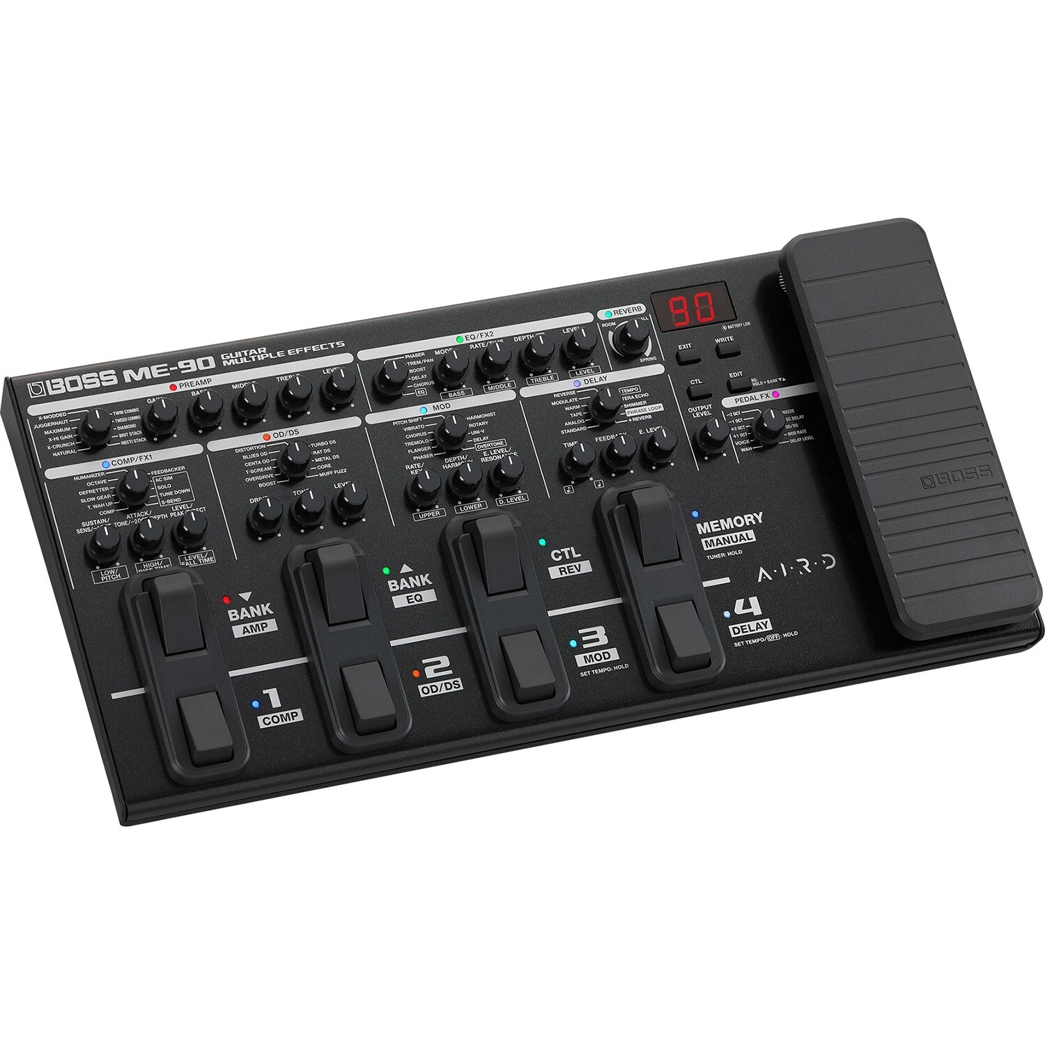 Used Boss ME-90 Guitar Multi-Effects Processor Effects Pedal