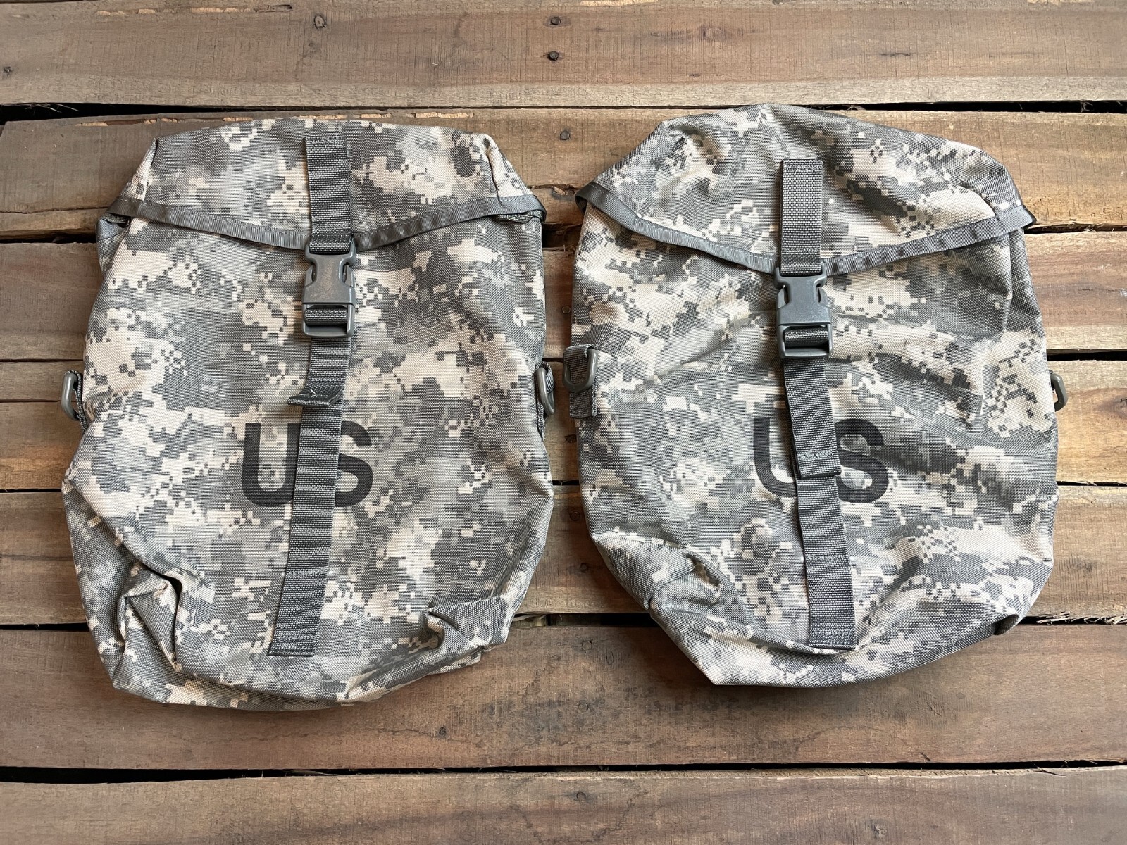Lot 2 NEW Sustainment Pouches MOLLE II Army ACU Military / Rucksack Utility NIB