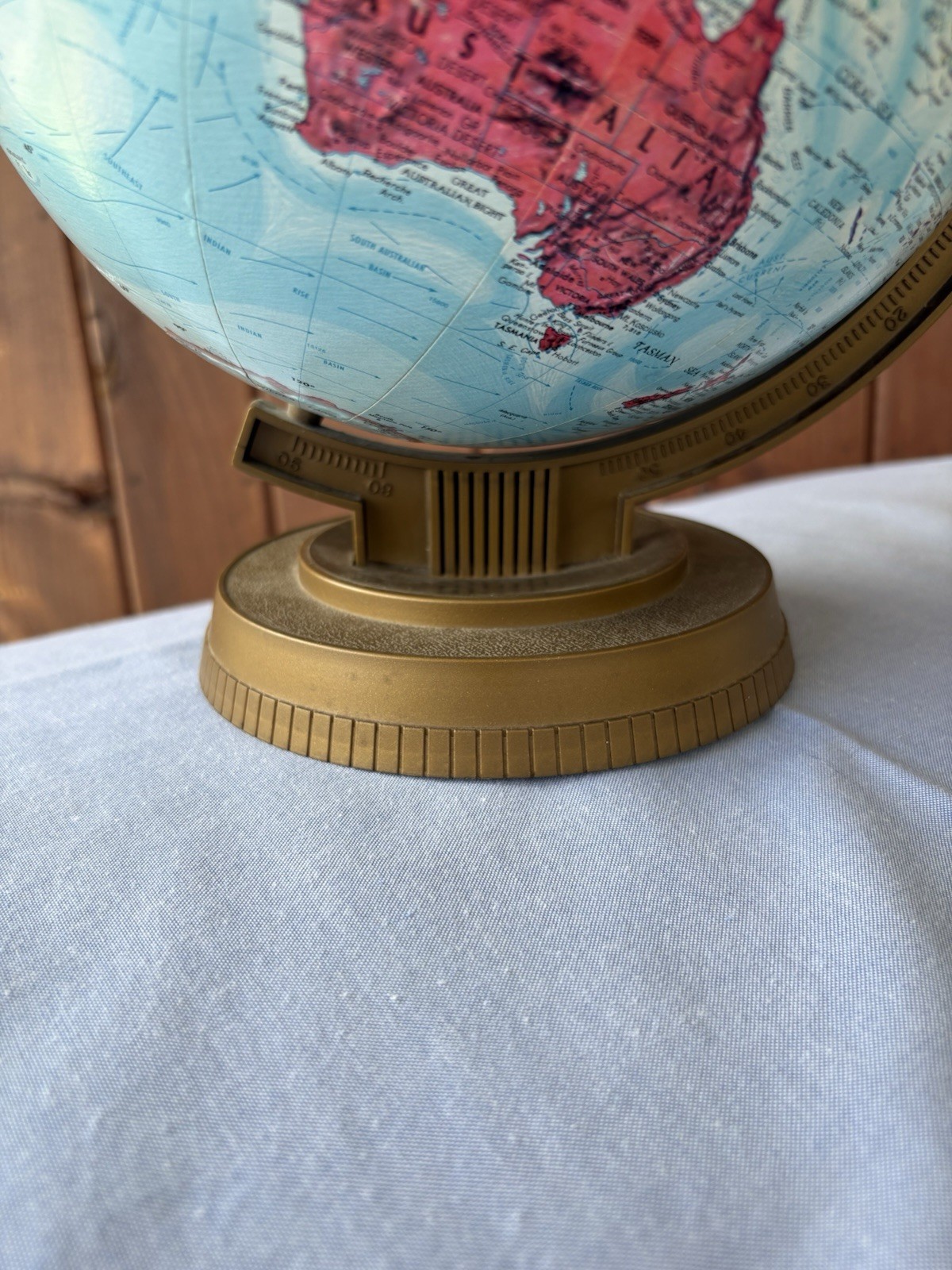 Replogle World Scholar Series 12in Tabletop Globe Rotating Meridian, Base